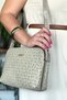 5 Compartments Suitable for Daily Use Large Size Women's Cross Shoulder Bag 2044 Mink