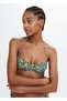 Floral Strap Bikini Top - 7