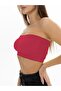 Palude Model Seamless Knitted Model Half Body Bondeo Claret Red Color - 2