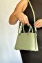 Medium Size Sport Classic Model Women's Shoulder Bag 24 cm * 17 cm 4019 GREEN - 2