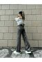 Candida Smoked High Waist Loose Jeans Palazzo Jeans - 3