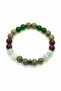 Certified Mother's Bracelet Unakite Moonstone Lal Jade Natural Stone Bracelet