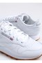 White Women's Lifestyle Shoes Gy0956 Classic Leather - 5