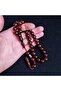 Cherry Color Spiral Patterned Stick Crimping Amber |   Mover - 7