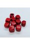 15Pcs Red Glass Beads Basement Beads Red Glass Square Beads Cube Beads,