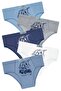 Boy's 5 Pack Colorful Slip Panties - Construction Machinery - - 2