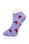 Pack of 12 Women's Patterned Colorful Quality College Booties Socks - 2