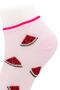Pack of 12 Women's Patterned Colorful Quality College Booties Socks - 3