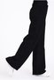 Black Elastic Waist Boyfriend Wide Leg Jeans Wide Leg Jeans