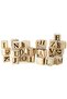 Wooden Letter Cube 29 Letter Turkish Alphabet Cube - 4