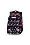 Cute Flamingo Black Pink First School Bag and Lunch PBW8900 - 2