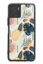 Vivo Y15S Glossy Phone Case with Retro Leaf Design
