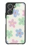 Vivo Y16 Glossy Phone Case with Nude Flower Design