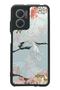 Xiaomi Redmi Note 11E Glossy Phone Case with Watercolor Stork Design