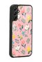 Glossy Phone Case for Samsung A04S Pinky Flowers Design - 2