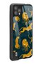 Reeder P13 Blue Plus 2022 Compatible Leaf Leopard Design Glossy Phone Case - 2