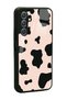 Glossy Phone Case for Samsung A24 Pink Milky Design - 2