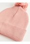 LCW baby Pompom Detailed Printed Baby Girl Beanie - 2