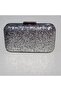 Silver Evening Dress Bag Sequin Evening Bag Wedding Engagement Silver Evening Bag Portfolio - 4