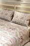 Pique Set Cotton Double Jacquard Woven Bedspread Pink Vintage Elephant - 5