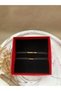 Hematite Natural Stone Gold Morse Alphabet Letter Bracelet Dear Couple Bracelet 2-Piece Weave Gift Boxed - 2