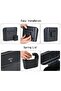 Black Auto Car Trash Can - Organizer Garbage Can with Lid - 3