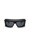 نظارات شمسية كلاسيكية بإطار كبير باللون الأسود من Space Black - 2