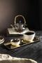 6-Piece Gold Luxury Rectangular Stainless Steel Coffee Tea Catering and Presentation Tray Gold Color 33x13 cm - 2