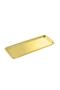 6-Piece Gold Luxury Rectangular Stainless Steel Coffee Tea Catering and Presentation Tray Gold Color 33x13 cm - 3