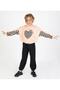 Girl's Two Thread Fabric Medium Thickness Printed Knitted Basic Tracksuit Set - 3