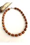 AUTHENTIC BOHEM WOODEN CRUCK NECKLACE BROWN - 2