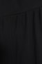 Black Cotton Loose Fit Woven Dress with Ruched Detail TCTSS21EL3470 - 5