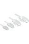Set of 4 Food Shovel Crystal, Flour, Sugar, Food Feed, Pulses, Detergent shovel, Measuring Shovel, shovel - 2