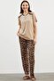76169 Leopard Patterned Pajama Set - 2