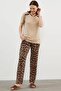 76169 Leopard Patterned Pajama Set - 3