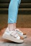 Vizyon Brown Sole Velcro Sneakers - 3