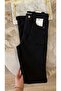 Black High Waist Flared Leg Trousers Lycra Casual Jeans - 3