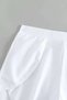 Women's White Slit Skirt Look Stylish Swim Shorts - 6