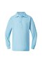 Unisex Long Sleeve Polo Collar Cotton T-shirt Sizes Are Compatible With Ages