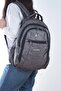 307 Unisex GRAY Daily Travel Student School Backpack with Laptop Compartment