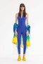 Cobalt Blue Light Blue Overalls 13308