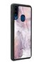 Glossy Phone Case for Samsung A20S Fuchsia Marble Design - 2