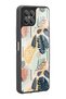Omix X600 Glossy Phone Case with Retro Leaf Design - 2