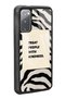 Samsung S20 Zebra Motto Design Glossy Phone Case - 2