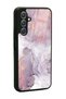 Glossy Phone Case for Samsung A24 Fuchsia Marble Design - 2