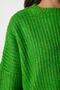 Women's Light Green Balloon Sleeve Basic Knitwear Sweatshirt BV00098 - 6