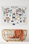 Nordic Animals World Map School Nursery Kids Room Wall Sticker - 2