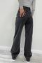 Sevastian Women's Smoked Power Lycra Super High Waist Loose Jeans Palazzo Trousers - 3