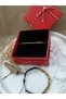 Hematite Natural Stone Shiny Gold Morse Alphabet Bracelet 1 Piece Lover/Friend Knitted Gift Boxed - 4