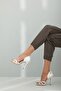 Magma White 10 cm Women's Classic Heeled Shoes - 5